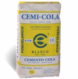 producto CEMENTO COLA BLANCO PORCELANICO